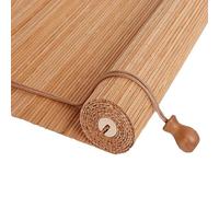 Rideau en Bambou Naturel,Store Enrouleur Bambou Non Transparent,Store en Bambou de Protection Solaire,Stores À Rouleaux Romains pour Fenêtre/Porte,Personnalisé,Largeur x Hauteur (140cm x 210cm)