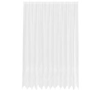 Rideau en dentelle floral - vidaXL - 300x300 cm - Blanc - Polyester - Filtrant la lumière - Panneaux de confidentialité
