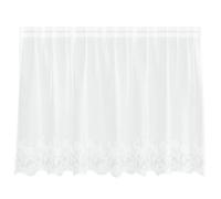 Vidaxl Rideaux Avec Des Rideaux Floral Blanc 200 X 100 Cm Polyester