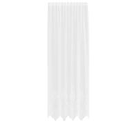 Rideau en dentelle floral - vidaXL - Blanc - 260x150 cm - Polyester - Filtrant la lumière - Léger - Durable