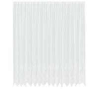Rideau en dentelle floral - vidaXL - Blanc - Polyester - 260x400 cm - Filtrant la lumière - Panneaux de confidentialité