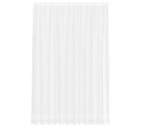 Rideau en dentelle - vidaXL - Blanc - 300x300 cm - Polyester - Filtrant la lumière - Occultant - Lavable en machine