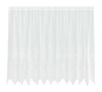 Rideau en dentelle - vidaXL - Blanc - Polyester - 180x300 cm - Filtrant la lumière - Occultant