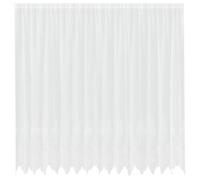 vidaXL Rideau en dentelle Floral – Blanc 240 x 400 cm, Polyester, léger, occultant