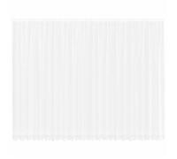 Rideau en dentelle - vidaXL - Blanc - Polyester - 600x280 cm - Iris - Filtrant la lumière - Occultant
