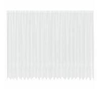 Vidaxl Rideaux Avec Des Rideaux Blanc 600 X 260 Cm Polyester