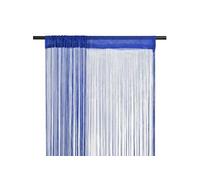 Rideau en fils 2 pcs 100 x 250 cm Bleu