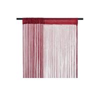 Rideau en fils 2 pcs 100 x 250 cm Bordeaux