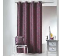 Rideau en Jacquard à Imprimés Design Bordeaux 140x260 cm