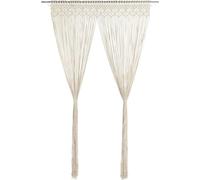 Rideau en macramé 140x240 cm coton