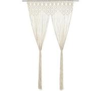 vidaXL Rideau en macramé 140x240 cm Coton