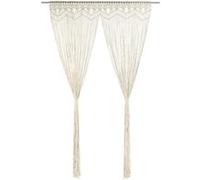 Vidaxl Rideau En Macramã© 140x240 Cm Coton