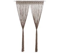 Rideau en Macramé 140x240 cm Coton Séparateur de Pièce Fenêtre Porte vidaXL
