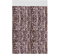 Rideau en peluche 120x220 beige chiné - marron