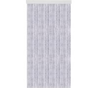 Rideau en peluche 80x200 cm rayures unies gris