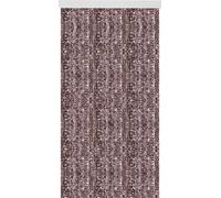 Rideau en peluche 80x220 cm beige chiné - marron