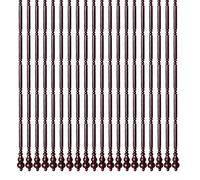 Rideau en perles de bambou 90 x 210 cm - Séparateur de porte - Fil violet - Paravent à suspendre pour chambre à coucher et salon - Décoration d'intérieur - 60 brins