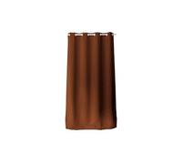 - Rideau en toile unie Basic à 8 oillets - Longueur 240 cm x largeur 140 cm - Orange terre cuite - Basic