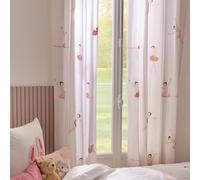 Rideau enfant ballerines - tufy rose 140x260