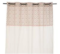 Rideau enfant blanc avec fleurs 140x260cm - Atmosphera createur d'interieur