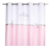 Atmosphera – Rideau enfant «Princesse ruban» rose 140 x 260 cm