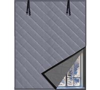 Rideau Enrouleur Occultant Isolant Thermique Opaque,Kit d'isolation Thermique pour Fenêtre ou Porte,Protection de Vie Privée Store enrouleurs - Garde l'air Froid et l'air Chaud - sans Perçage