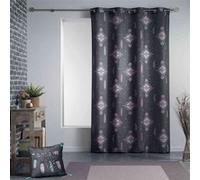 Rideau Été Indien anthracite 140x260 cm Gris, Gris G