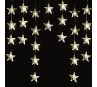 Rideau étoilé LED de 40 guirlande lumineuse rideau lumineux intérieur et exté...