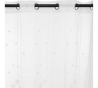 Rideau "Etoiles" métal - blanc - H.240 cm - Atmosphera créateur d'intérieur