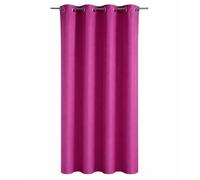Homemaison HM6982693 Uni Outdoor Rideau d'Ameublement Polyester Fuchsia 140 x 260 cm
