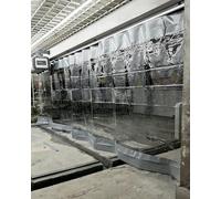 Rideau Exterieur Impermeable Rideau Séparation Transparent Garage, Assurant intimité, Séparateur Magasin Coulissant Vinyle, Cloison Séparation PVC Patio Pergola, Haute Longue(W3xH2.2m/9.6x7ft)