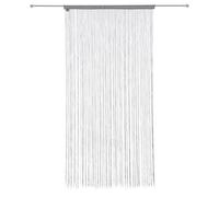 Atmosphera Rideau de fils Unis et colorés 90x200 cm Gris