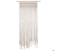 Atmosphera Rideau fil «Macramé» blanc ivoire 90x200cm