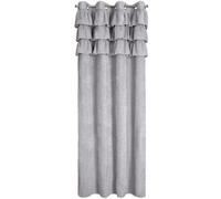 Rideau fini Agis 2 140x250 argent sur boucle Eurofirany