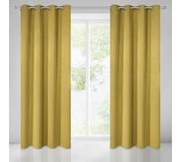 Rideau fini avec œillets 135x250 en tissu épais Rossie Eurofirany