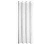 Rideau fini Rossi 135x250 or blanc sur rails Eurofirany