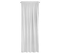 Rideau fini Roxi 140x270 blanc argenté avec impression brillante sur ruban F10 Eurofirany