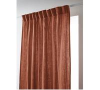 Rideau Galon Fronceur 140 x 240 cm - Double Gaze de Coton Gaïa Terracotta