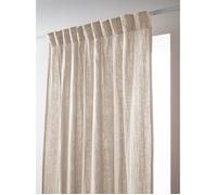 Rideau Galon Fronceur 140 x 240 cm - Double Gaze de Coton - Uni Gaïa Pampa