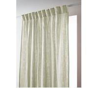 Rideau galon fronceur 140 x 240 cm - double gaze de coton - uni gaïa vert d’eau