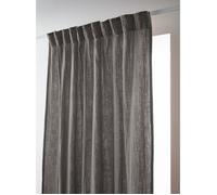 Rideau galon fronceur ""Gaïa"" 140 x 240 cm ""Gaze de Coton"" - Gaïa Granit