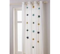 VERTBAUDET Rideau tamisant Magie Rose écru/Vert 135X180