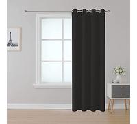 Rideau Ignifuge Noir 132 x 213 cm
