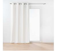 Rideau œillets Twily 135 x 260 cm blanc - tamisant, 61% coton recyclé