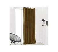 Rideau TODAY isolant a oeillets uni Bronze 140 240 cm