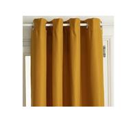 Rideau isolant jaune moutarde Isa 140x260