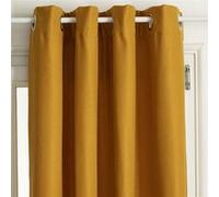Rideau isolant jaune moutarde Isa 140x260
