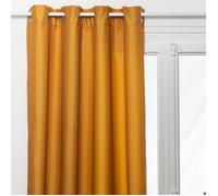 Atmosphera – Rideau isolant à œillets Eliat – doublure polaire – 140 x 260 cm – Ocre