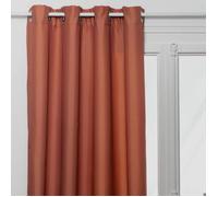 Atmosphera – Rideau isolant à œillets "Eliat" – Doublure polaire – 140x260 cm Terracotta