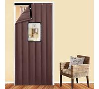 Rideau Isolant Thermique Anti Froid Porte de Garage, Rideau de Porte Isolant Phonique, Rideau de Porte Épaississant d'hiver, Adapté Aux Animaux Domestiques, Convient Aux Pièces Climatisées